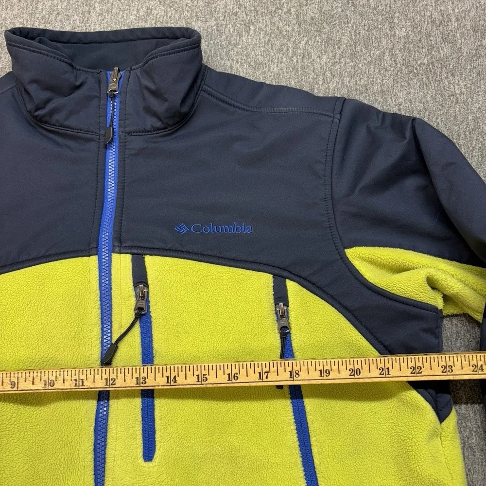 Columbia Jacket Omni WindBlock Omni Heat Men's Large Interchange Full Zip Fleece
